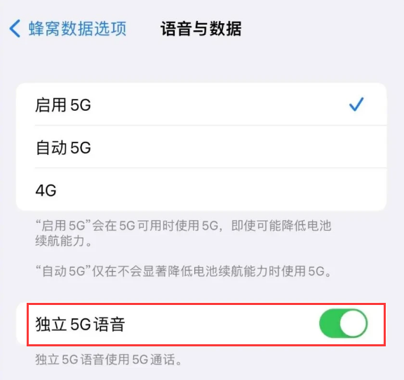 新村镇苹果14维修分享iPhone 14 Pro如何开启VoNR 