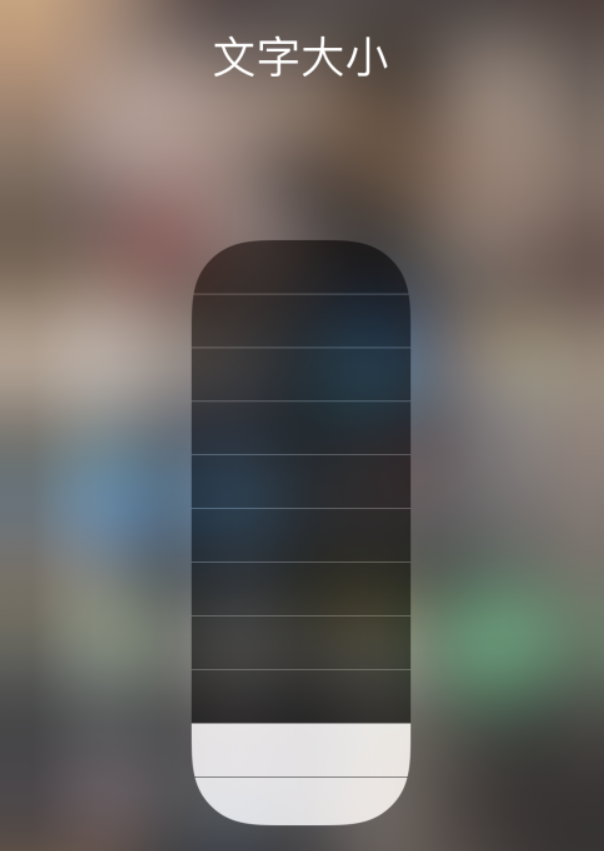 新村镇苹果手机维修分享小技巧：在 iPhone 控制中心快速调节字体大小 