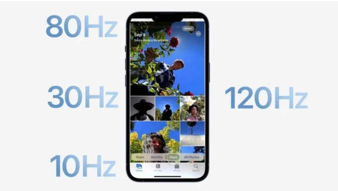 新村镇苹果14维修分享iPhone 14有高刷吗 